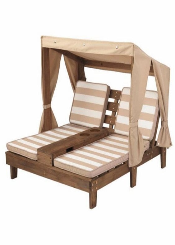 Alison Ahşap Şezlong