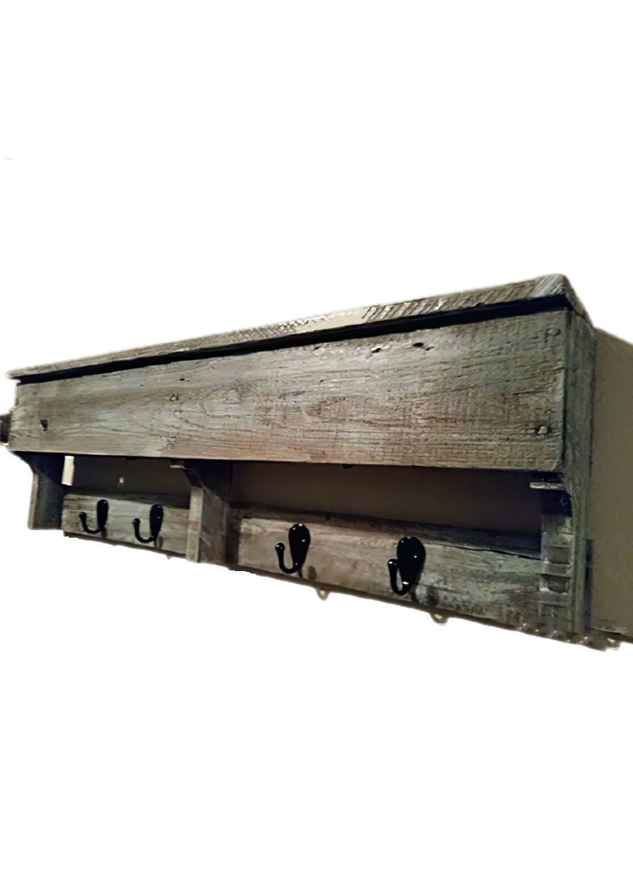 Agave Ahşap Duvar Askılığı