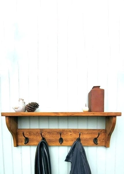 Olympos Ahşap Duvar Askılığı