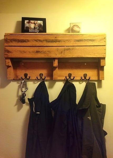 Dione Ahşap Duvar Askılığı