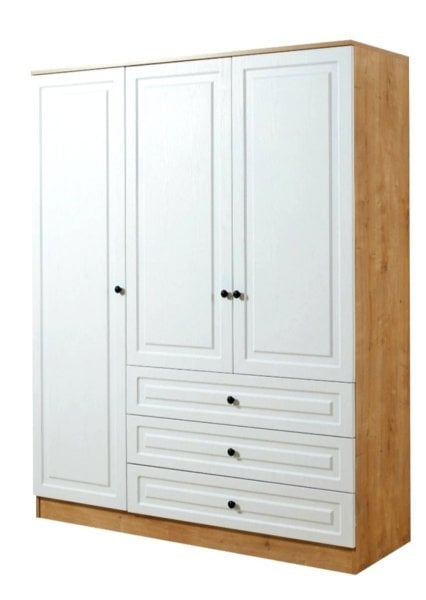 Crower Ahşap Gardrop