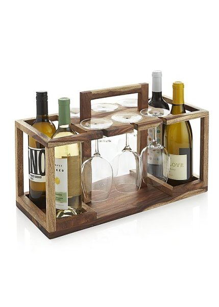 EGEHAN Wooden Wine Rack