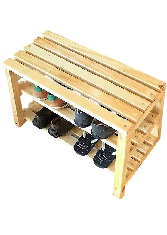 Brontes Ahşap Ayakkabılık