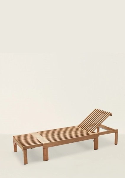 Istanbul Wooden Sunbed
