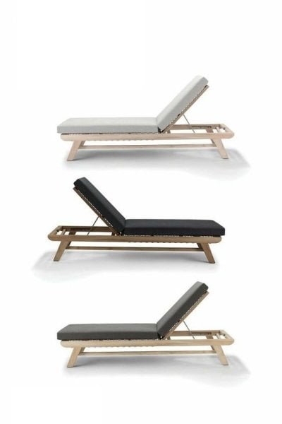 Jag Wooden Chaise Lounge