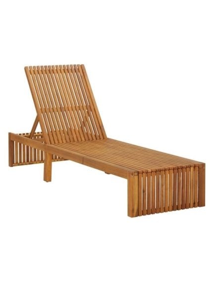 Flora Wooden Sunbed