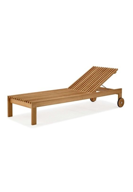 Cute Ahşap Şezlong