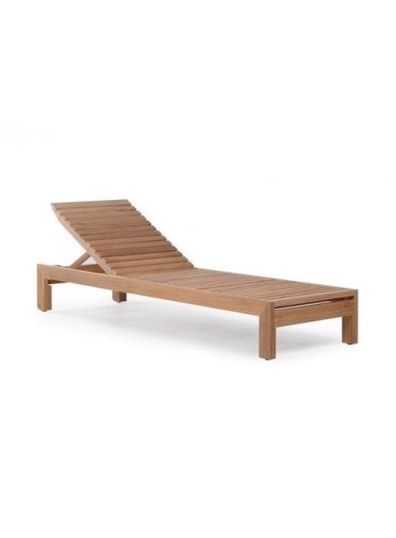 Tsai Wooden Chaise Lounge