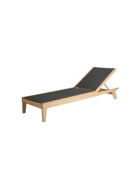 Slim Wooden Sunbed
