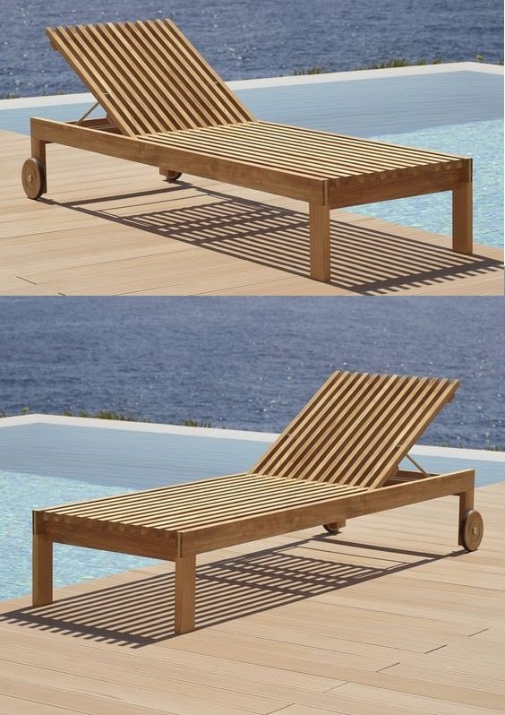 Kada Ahşap Şezlong