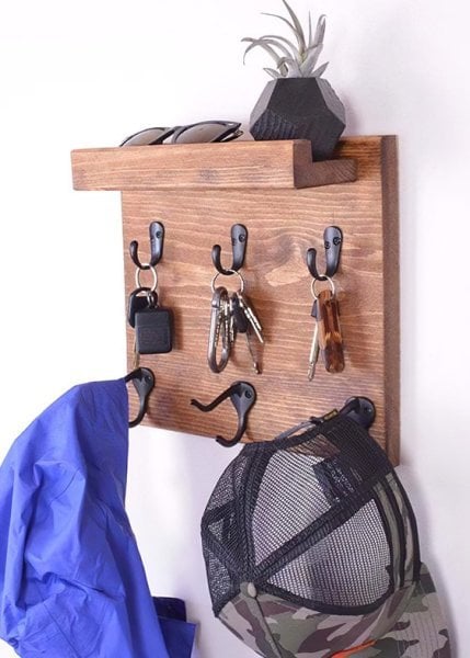 Vazelon Ahşap Askılık