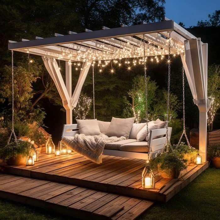Elegance Ahşap Salıncak