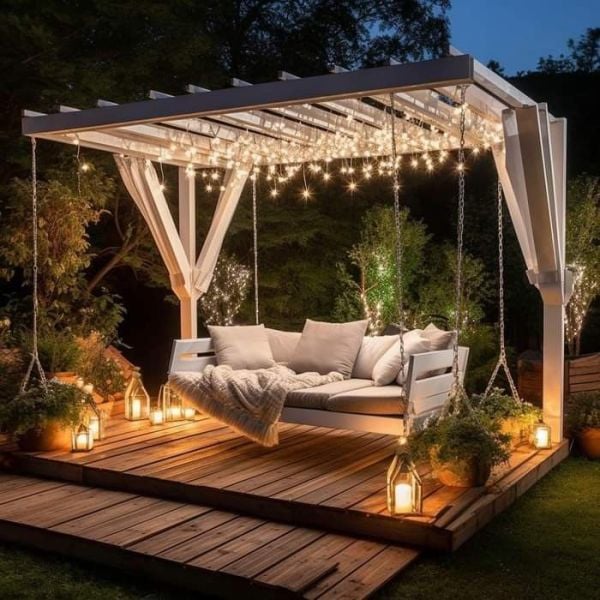 Elegance Ahşap Salıncak