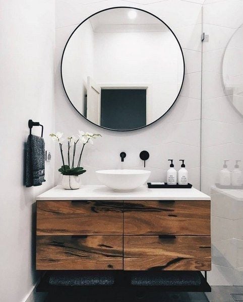 Liv Ahşap Lavabo Dolabı
