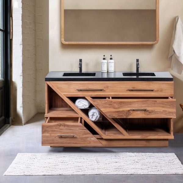 Delga Ahşap Lavabo Dolabı