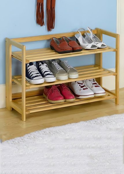 Deimos Wooden Shoe Rack