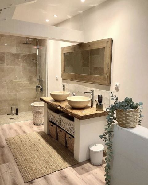 Venie Ahşap Lavabo Dolabı