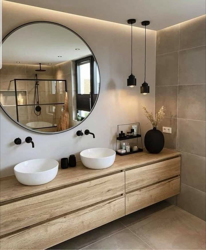 Leop Ahşap Banyo Dolabı