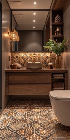 Breme Ahşap Lavabo Dolabı