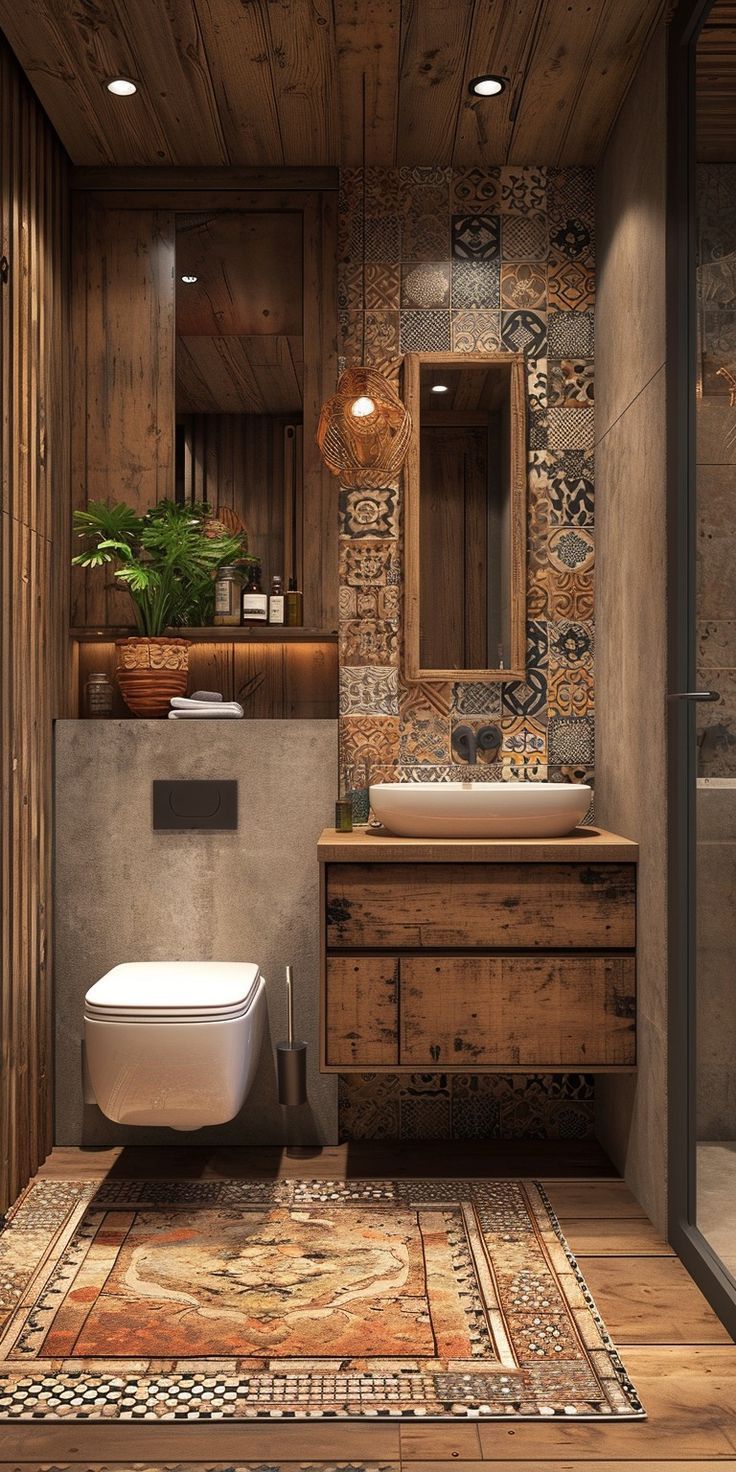 Lark Ahşap Lavabo Dolabı