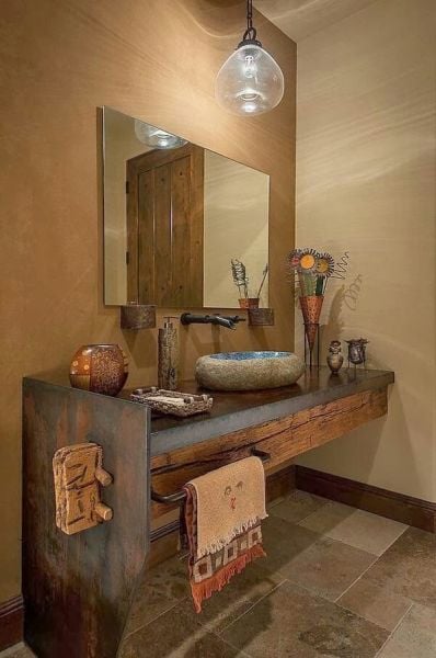 Wait Ahşap Lavabo Dolabı