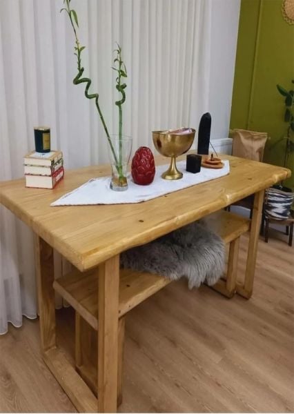 KM Knezza Ahşap Yemek Masası