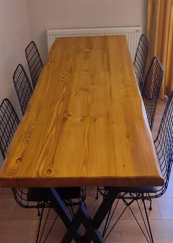 KM Ofer Ahşap Yemek Masası