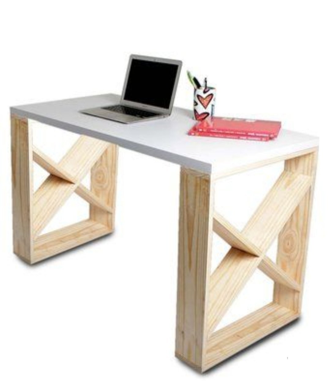 KARDELEN Wooden Study Desk