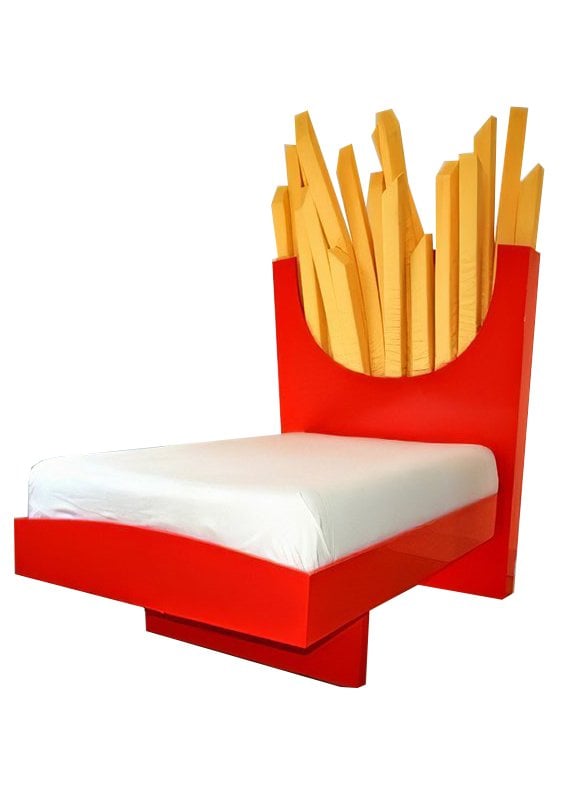 Fried Ahşap Yatak