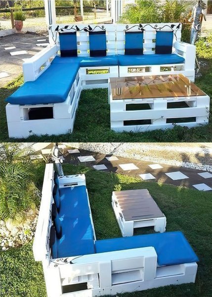 Dreamblue Palet koltuk