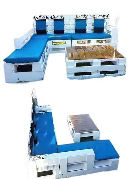 Dreamblue Palet koltuk