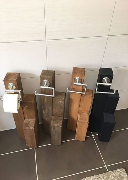 Woode Ahşap Tuvalet Kağıtlığı
