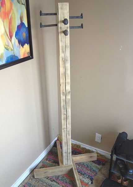 Kalipso Ahşap Portmanto