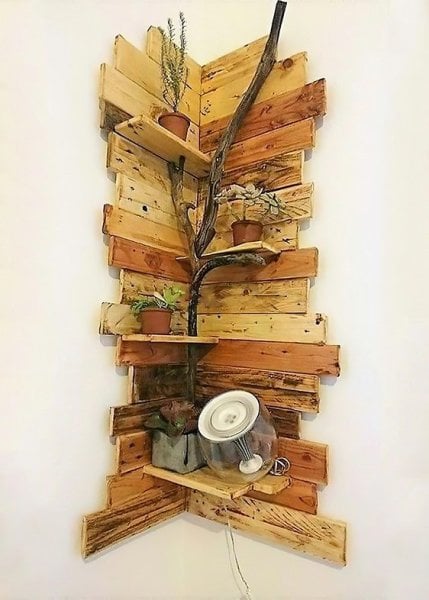 Naylor Ahşap Raf