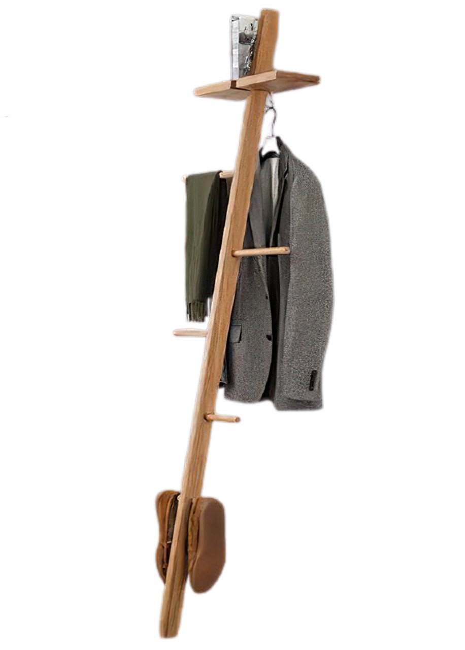 Nestor Ahşap Portmanto