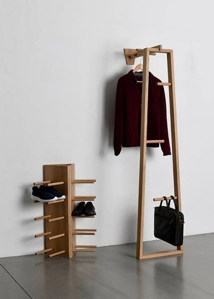 Kardelen Ahşap Portmanto