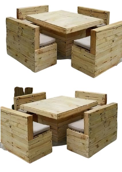 Sunlit Bahçe Masa Takımı