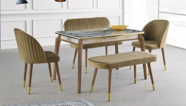 MASA M108 - GÖKSU SANDALYE & BENCH TAKIMI