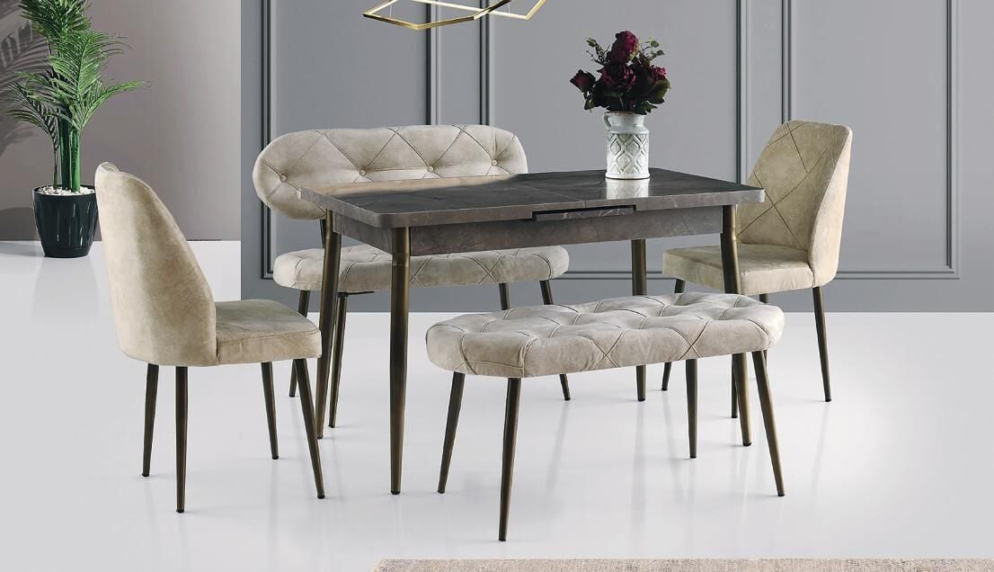 MASA M110 - ORKİDE SANDALYE & BENCH TAKIMI