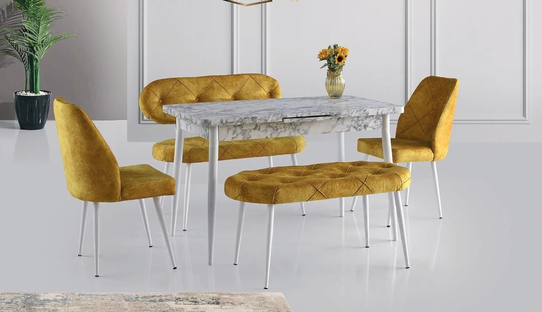 MASA M117 - ORKİDE SANDALYE & BENCH TAKIMI