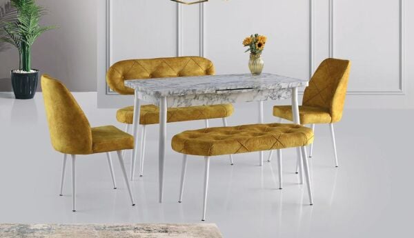 MASA M117 - ORKİDE SANDALYE & BENCH TAKIMI