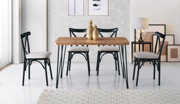 MASA M127 - ÇAPRAZ SANDALYET TAKIMI