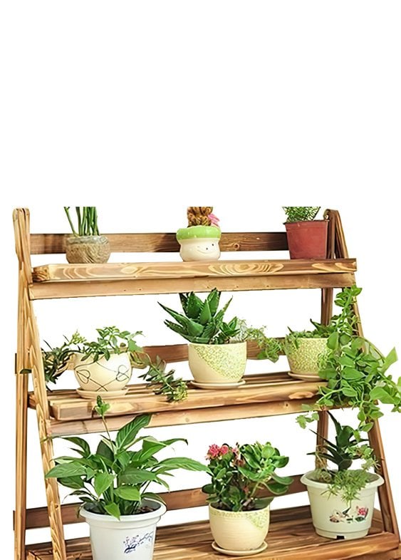 Shrubs Ahşap Raf