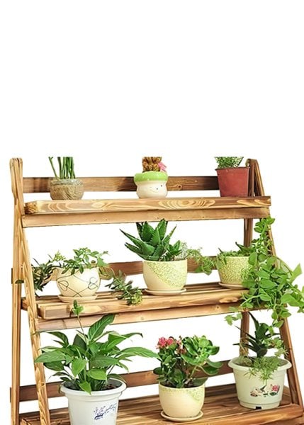 Shrubs Ahşap Raf