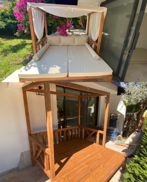 Lifex Ahşap Bahçe Mobilyası